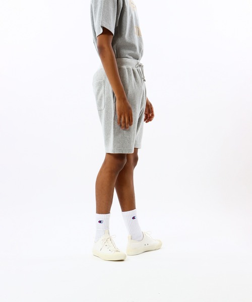 Champion(チャンピオン)の「【Champion/チャンピオン】メンズ リバースウィーブ(R) スウェットショーツ(スウェットパンツ・メンズ・オートミール/ダークブラック/グレー/ネイビー・X-LARGE/LARGE/MEDIUM)」の6枚目の写真