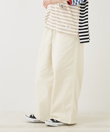 CUBE SUGAR | 微起毛ツイルラクゆるっとパンツ(その他パンツ)