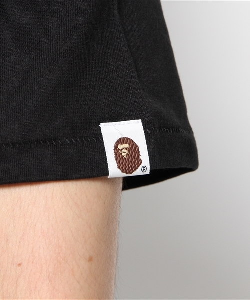 A BATHING APE（アベイシングエイプ）の「GLITTER BY BATHING TEE（Tシャツ/カットソー・メンズ・ホワイト×ブルー/ブラック×ゴールド/ブラック×ブルー/ブラック×シルバー/ホワイト×レッド/ホワイト×ゴールド/ブラック×レッド・X-LARGE/LARGE/MEDIUM/SMALL/XX-LARGE）」の13枚目の写真