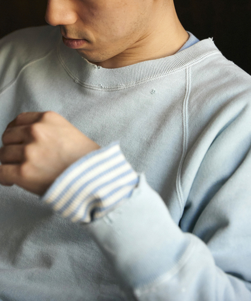 JOURNAL STANDARD relume（ジャーナルスタンダード　レリューム）の「【TEST / テスト】別注 ヴィンテージウォッシュスウェット（スウェット・メンズ・ブラック/グリーン/ネイビー・MEDIUM/LARGE）」の21枚目の写真