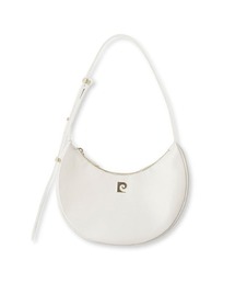 pierre cardin FRAY.I.D 黒 ハンドバッグ FRAY I.D - 【pierre cardin】ムーンバッグ (ブラック) 本革