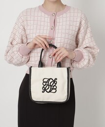 ロゴ刺繍ミニトート