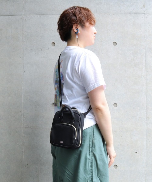 ACCOMMODE（アコモデ）の「ポイントステッチミニショルダーバッグ（ショルダーバッグ・レディース・アイボリー/ブルー/ブラック・FREE）」の3枚目の写真