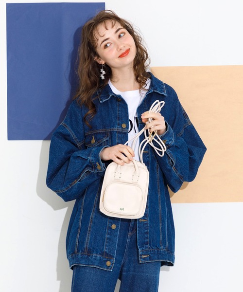 ACCOMMODE（アコモデ）の「ポイントステッチミニショルダーバッグ（ショルダーバッグ・レディース・アイボリー/ブルー/ブラック・FREE）」の4枚目の写真