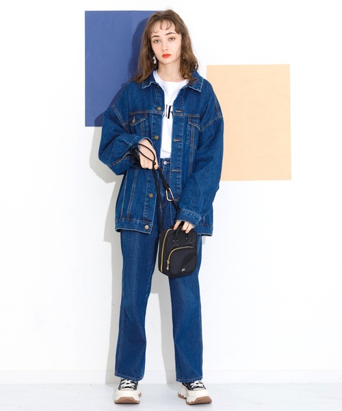 ACCOMMODE（アコモデ）の「ポイントステッチミニショルダーバッグ（ショルダーバッグ・レディース・アイボリー/ブルー/ブラック・FREE）」の5枚目の写真