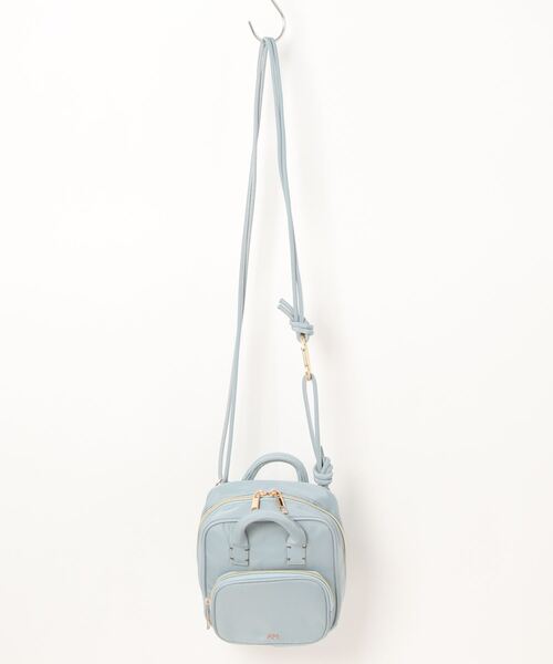 ACCOMMODE（アコモデ）の「ポイントステッチミニショルダーバッグ（ショルダーバッグ・レディース・アイボリー/ブルー/ブラック・FREE）」の14枚目の写真