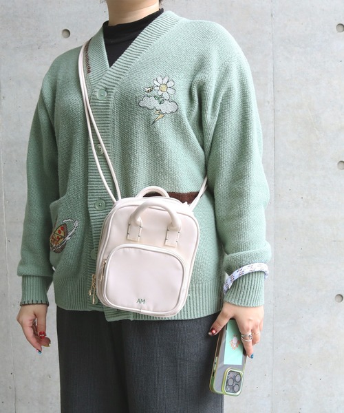 ACCOMMODE（アコモデ）の「ポイントステッチミニショルダーバッグ（ショルダーバッグ・レディース・アイボリー/ブルー/ブラック・FREE）」の19枚目の写真