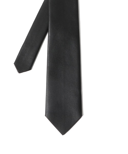 ESTNATION（エストネーション）の「ESTNATION / ラムレザータイ（ネクタイ・メンズ・ブラック・FREE）」の12枚目の写真