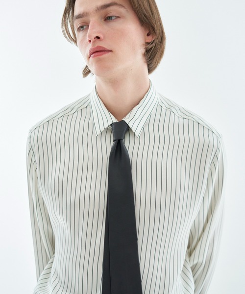 ESTNATION（エストネーション）の「ESTNATION / ラムレザータイ（ネクタイ・メンズ・ブラック・FREE）」の5枚目の写真