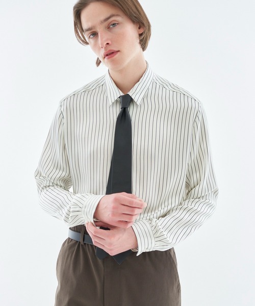 ESTNATION（エストネーション）の「ESTNATION / ラムレザータイ（ネクタイ・メンズ・ブラック・FREE）」の8枚目の写真