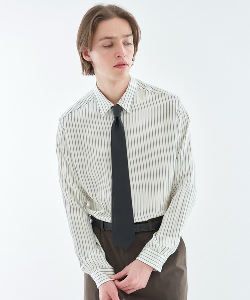 ESTNATION（エストネーション）の「ESTNATION / ラムレザータイ（ネクタイ・メンズ・ブラック・FREE）」の9枚目の写真