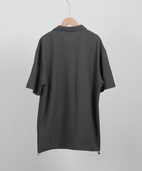 aimoha(アイモハ)の「aimoha men FUNCTIONAL POLO SHIRT ファンクショナルポロシャツ吸水速乾 (SS)(ポロシャツ・メンズ・ダークグレー/ホワイト/ブラック/チョコ・LARGE/X-LARGE/XX-LARGE/XXX-LARGE)」の9枚目の写真