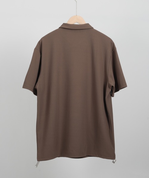 aimoha(アイモハ)の「aimoha men FUNCTIONAL POLO SHIRT ファンクショナルポロシャツ吸水速乾 (SS)(ポロシャツ・メンズ・ダークグレー/ホワイト/ブラック/チョコ・LARGE/X-LARGE/XX-LARGE/XXX-LARGE)」の10枚目の写真