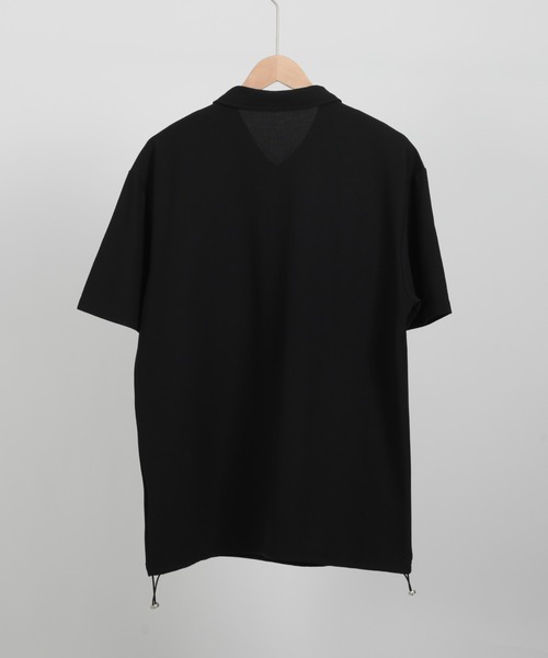 aimoha(アイモハ)の「aimoha men FUNCTIONAL POLO SHIRT ファンクショナルポロシャツ吸水速乾 (SS)(ポロシャツ・メンズ・ダークグレー/ホワイト/ブラック/チョコ・LARGE/X-LARGE/XX-LARGE/XXX-LARGE)」の8枚目の写真