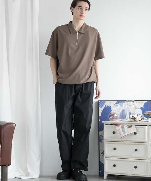 aimoha(アイモハ)の「aimoha men FUNCTIONAL POLO SHIRT ファンクショナルポロシャツ吸水速乾 (SS)(ポロシャツ・メンズ・ダークグレー/ホワイト/ブラック/チョコ・LARGE/X-LARGE/XX-LARGE/XXX-LARGE)」の14枚目の写真