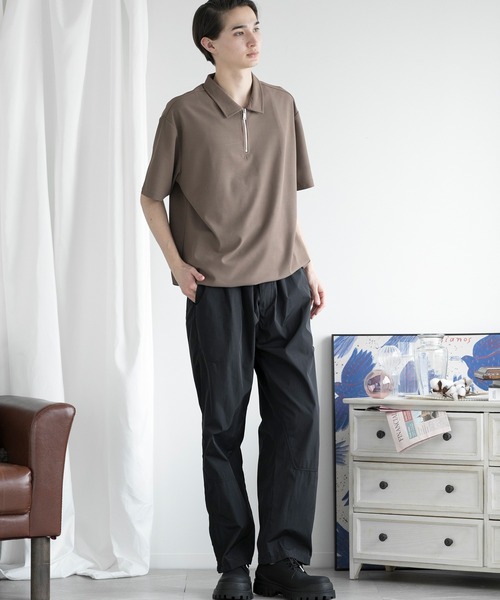 aimoha(アイモハ)の「aimoha men FUNCTIONAL POLO SHIRT ファンクショナルポロシャツ吸水速乾 (SS)(ポロシャツ・メンズ・ダークグレー/ホワイト/ブラック/チョコ・LARGE/X-LARGE/XX-LARGE/XXX-LARGE)」の15枚目の写真