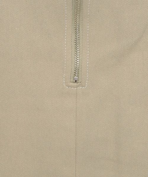 mysty woman（ミスティウーマン）の「フロントZIPナロースカート 106941（スカート・レディース・アイボリー/カーキ/チャコールグレー・FREE）」の16枚目の写真