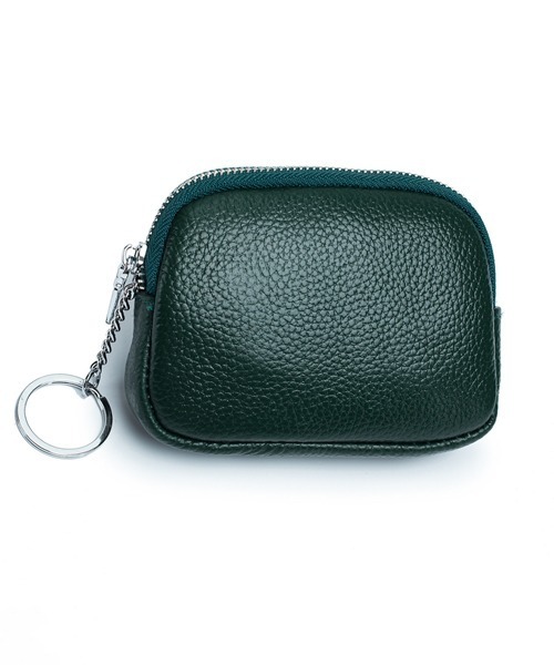 Pochi Pouch(ポチポーチ)の「Pochi Pouch/フェイク ソフトレザー ミニ ポーチ(コインケース・レディース・イエロー/ブラウン/ライトグリーン/ダークグリーン/グレイッシュブルー/アイボリー/ブラック/ライラック/ブラック系/ライラック系/グレー/カリビアンブルー/ワインレッド/カーキ/ピンク・FREE)」の1枚目の写真