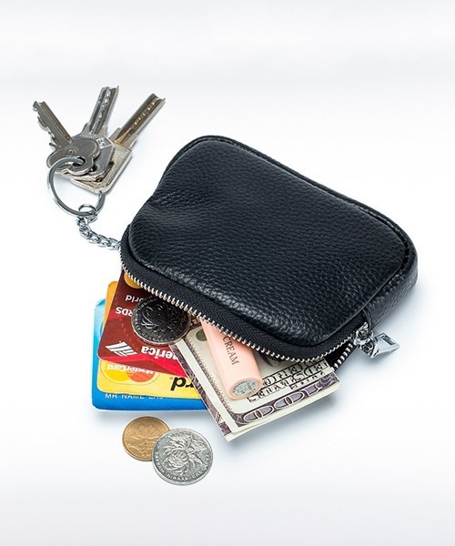 Pochi Pouch(ポチポーチ)の「Pochi Pouch/フェイク ソフトレザー ミニ ポーチ(コインケース・レディース・イエロー/ブラウン/ライトグリーン/ダークグリーン/グレイッシュブルー/アイボリー/ブラック/ライラック/ブラック系/ライラック系/グレー/カリビアンブルー/ワインレッド/カーキ/ピンク・FREE)」の18枚目の写真