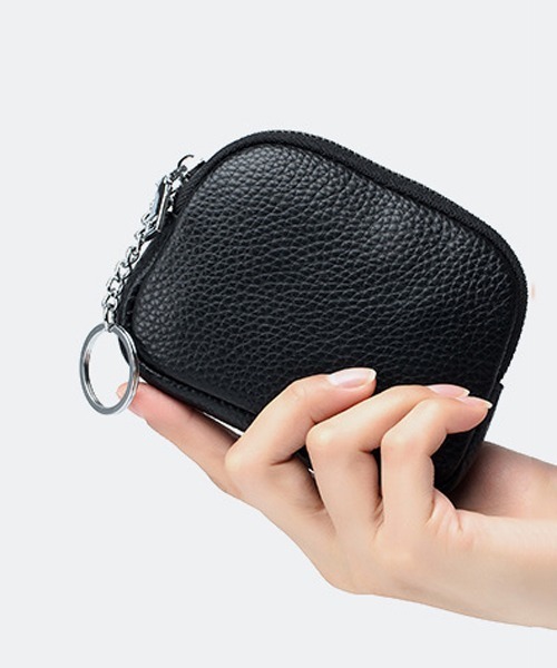 Pochi Pouch(ポチポーチ)の「Pochi Pouch/フェイク ソフトレザー ミニ ポーチ(コインケース・レディース・イエロー/ブラウン/ライトグリーン/ダークグリーン/グレイッシュブルー/アイボリー/ブラック/ライラック/ブラック系/ライラック系/グレー/カリビアンブルー/ワインレッド/カーキ/ピンク・FREE)」の21枚目の写真