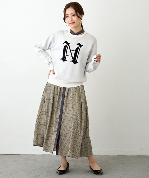 NICOLE white(ニコルホワイト)の「柄デシン切替ワンピース(ワンピース・レディース・その他4/その他1/その他3・FREE)」の5枚目の写真