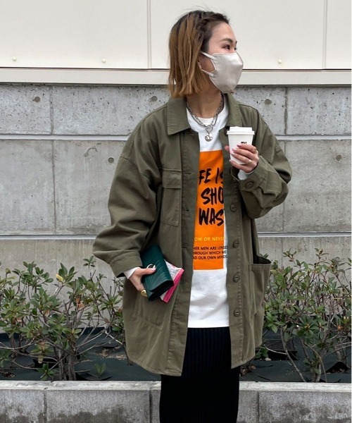 Herno 美品ミリタリージャケット オリーブ色IT42 Herno ダウンジャケット 42 オリーブグリーン