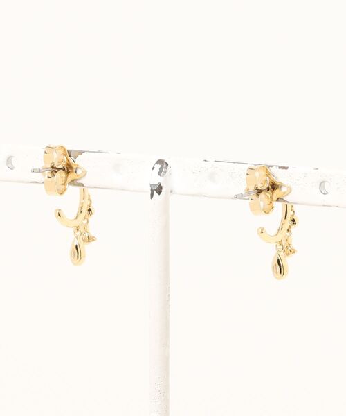 ヴィヴィアンウエストウッド ピンクゴールド ピアス 両耳用