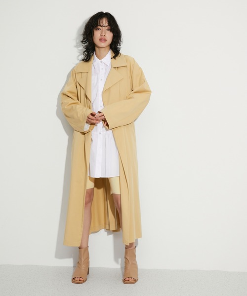 ADAM ET ROPE'（アダムエロペ）の「【サステナブル】3Dニットリブサイクルパンツ（その他パンツ・レディース・ブラック/クリーム・FREE）」の5枚目の写真