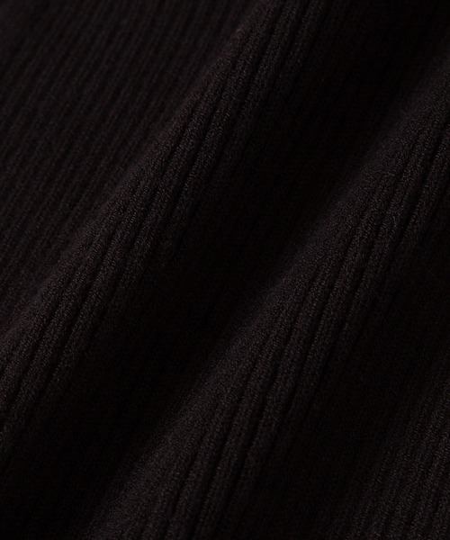 ADAM ET ROPE'（アダムエロペ）の「【サステナブル】3Dニットリブサイクルパンツ（その他パンツ・レディース・ブラック/クリーム・FREE）」の13枚目の写真