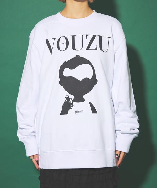 RePRODUCTION LABEL(リプロダクションレーベル)の「【ZOZO限定】【RePRODUCTION LABEL / リプロダクションレーベル】VOUZUプリントスウェット(スウェット・レディース・ホワイト/ブラック/杢グレー・M/L/XL)」の13枚目の写真