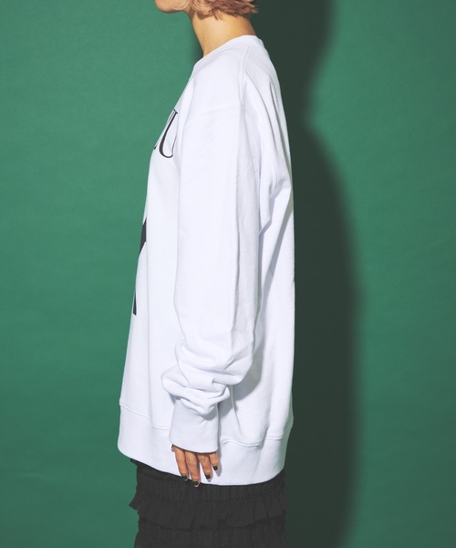RePRODUCTION LABEL(リプロダクションレーベル)の「【ZOZO限定】【RePRODUCTION LABEL / リプロダクションレーベル】VOUZUプリントスウェット(スウェット・レディース・ホワイト/ブラック/杢グレー・M/L/XL)」の14枚目の写真