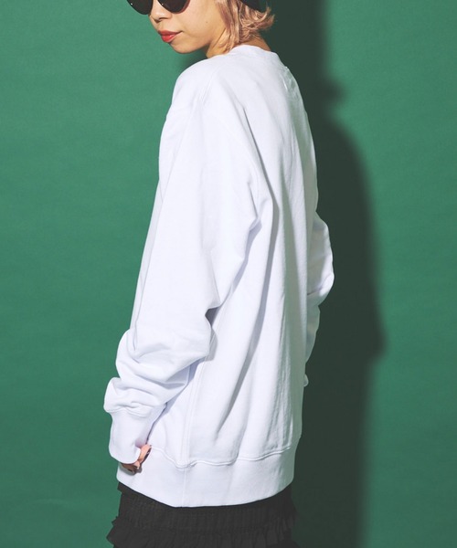 RePRODUCTION LABEL(リプロダクションレーベル)の「【ZOZO限定】【RePRODUCTION LABEL / リプロダクションレーベル】VOUZUプリントスウェット(スウェット・レディース・ホワイト/ブラック/杢グレー・M/L/XL)」の9枚目の写真