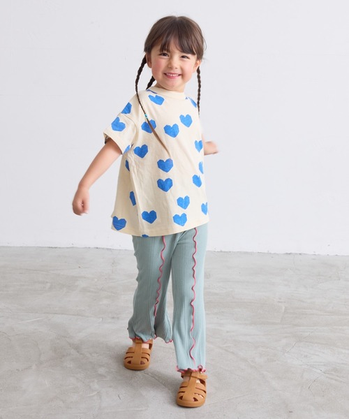 CALMIA（カルミア）の「リブメローフレアーパンツ（90～150cm）（その他パンツ・キッズ・イエロー/ラベンダー/グリーン・90/100/110/120/130/140/150）」の10枚目の写真