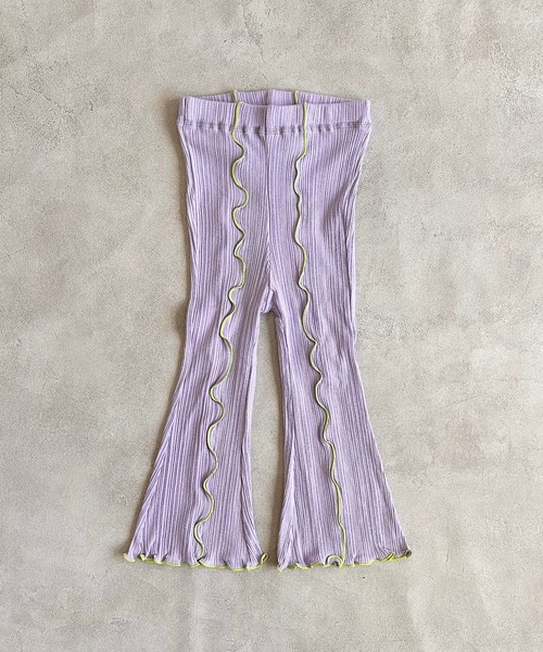 CALMIA（カルミア）の「リブメローフレアーパンツ（90～150cm）（その他パンツ・キッズ・イエロー/ラベンダー/グリーン・90/100/110/120/130/140/150）」の13枚目の写真