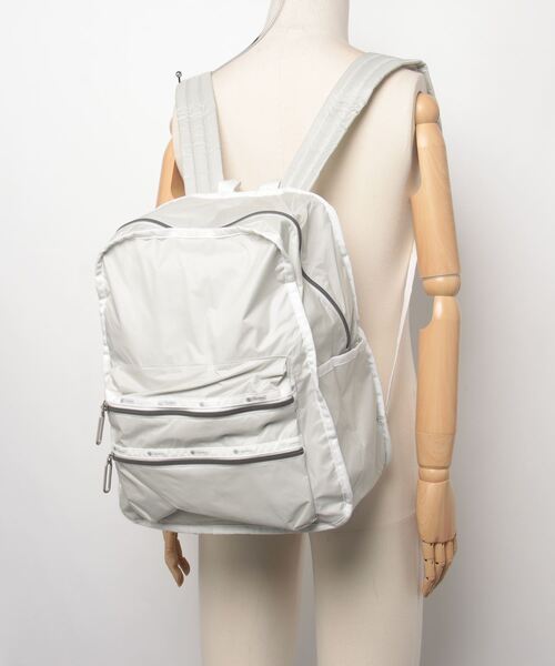 LeSportsac（レスポートサック）の「LeSportsac FUNCTIONAL BACKPACK レスポートサック  ファンクショナル バックパック（バックパック/リュック・レディース・ホワイト系/ブラック・FREE）」の6枚目の写真