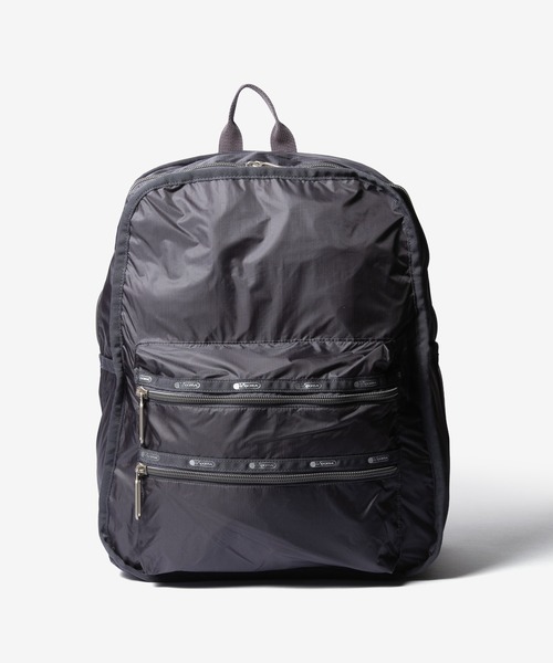 LeSportsac（レスポートサック）の「LeSportsac FUNCTIONAL BACKPACK レスポートサック  ファンクショナル バックパック（バックパック/リュック・レディース・ホワイト系/ブラック/グレー系1/ブラック系1・FREE）」の4枚目の写真