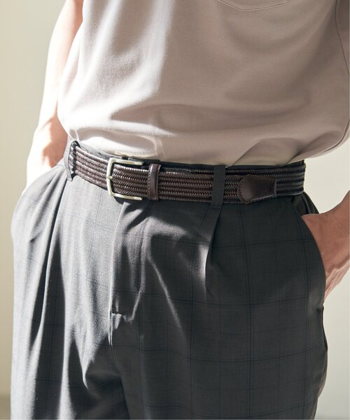 ikka（イッカ）の「レザーストレッチメッシュベルト（ベルト・メンズ・ブラック/ダークブラウン/ブラウン・FREE）」の12枚目の写真