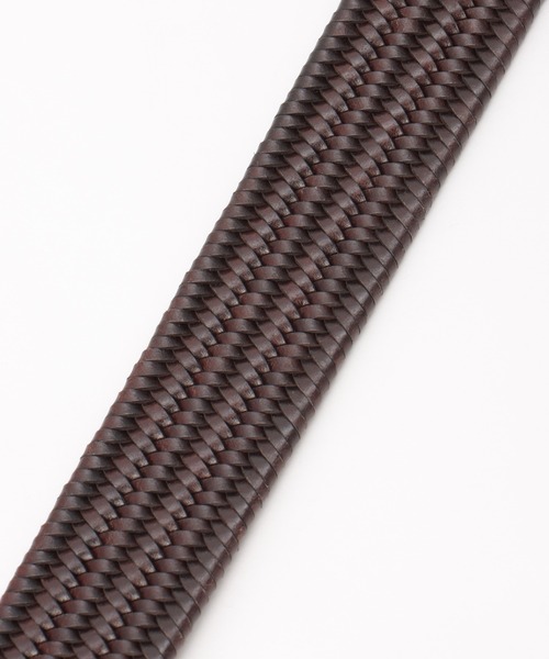 ikka（イッカ）の「レザーストレッチメッシュベルト（ベルト・メンズ・ブラック/ダークブラウン/ブラウン・FREE）」の5枚目の写真