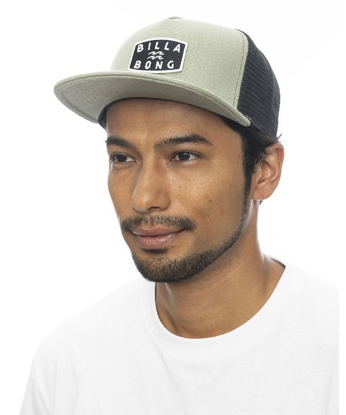 BILLABONG(ビラボン)の「BILLABONG メンズ CANVAS TRUCKER キャップ 【2024年春夏モデル】/ビラボンロゴキャップ(キャップ・メンズ・ブラック/グレー系その他/グレー・FREE)」の3枚目の写真