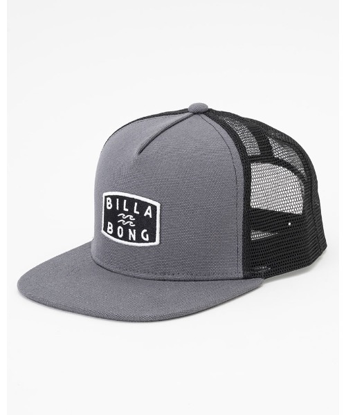 BILLABONG(ビラボン)の「BILLABONG メンズ CANVAS TRUCKER キャップ 【2024年春夏モデル】/ビラボンロゴキャップ(キャップ・メンズ・ブラック/グレー系その他/グレー・FREE)」の7枚目の写真