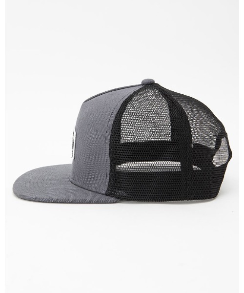 BILLABONG(ビラボン)の「BILLABONG メンズ CANVAS TRUCKER キャップ 【2024年春夏モデル】/ビラボンロゴキャップ(キャップ・メンズ・ブラック/グレー系その他/グレー・FREE)」の9枚目の写真
