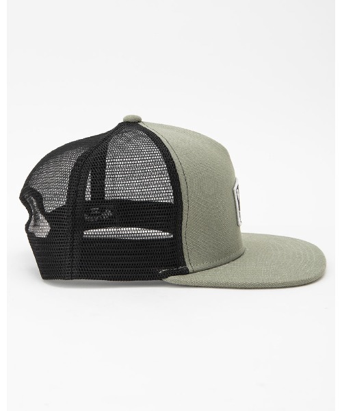 BILLABONG(ビラボン)の「BILLABONG メンズ CANVAS TRUCKER キャップ 【2024年春夏モデル】/ビラボンロゴキャップ(キャップ・メンズ・ブラック/グレー系その他/グレー・FREE)」の16枚目の写真