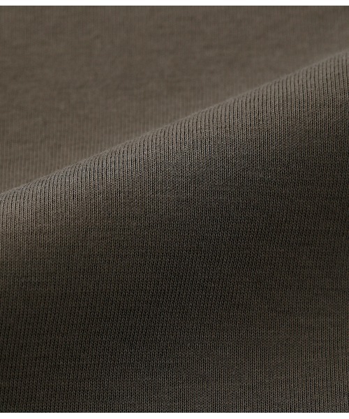 SIPULI（シプリ）の「［Elama］Organic Cotton Cross Jersey ボートネックプルオーバー（Tシャツ/カットソー・レディース・カーキ/ライトグレー・3/2）」の10枚目の写真