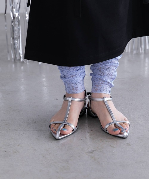 bohmal(ボマール)の「レースレギンス(レギンス/スパッツ・レディース・ブラック/ライム/ブルー・FREE)」の19枚目の写真