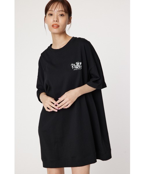 RODEO CROWNS WIDE BOWL（ロデオクラウンズワイドボウル）の「Sign Logo BY半袖ワンピース（ワンピース・レディース・ブラック/ミント/ホワイト/ブルー系その他/オフホワイト・FREE）」の17枚目の写真