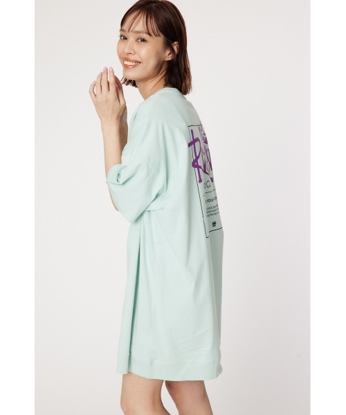 RODEO CROWNS WIDE BOWL（ロデオクラウンズワイドボウル）の「Sign Logo BY半袖ワンピース（ワンピース・レディース・ブラック/ミント/ホワイト/ブルー系その他/オフホワイト・FREE）」の7枚目の写真