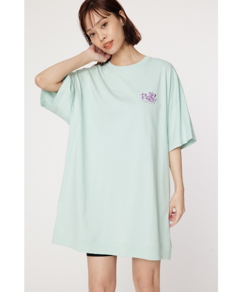 RODEO CROWNS WIDE BOWL（ロデオクラウンズワイドボウル）の「Sign Logo BY半袖ワンピース（ワンピース・レディース・ブラック/ミント/ホワイト/ブルー系その他/オフホワイト・FREE）」の8枚目の写真