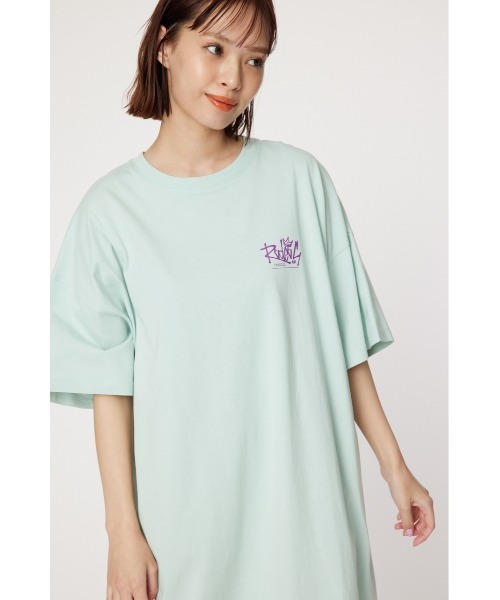 RODEO CROWNS WIDE BOWL（ロデオクラウンズワイドボウル）の「Sign Logo BY半袖ワンピース（ワンピース・レディース・ブラック/ミント/ホワイト/ブルー系その他/オフホワイト・FREE）」の9枚目の写真