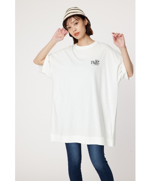 RODEO CROWNS WIDE BOWL（ロデオクラウンズワイドボウル）の「Sign Logo BY半袖ワンピース（ワンピース・レディース・ブラック/ミント/ホワイト/ブルー系その他/オフホワイト・FREE）」の13枚目の写真