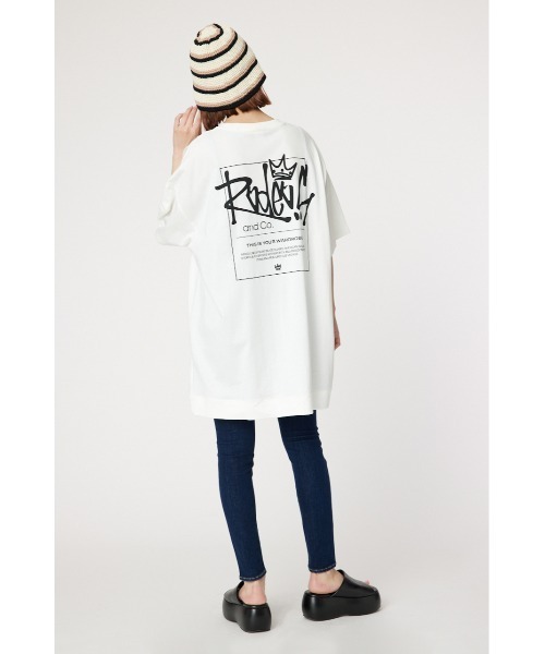 RODEO CROWNS WIDE BOWL（ロデオクラウンズワイドボウル）の「Sign Logo BY半袖ワンピース（ワンピース・レディース・ブラック/ミント/ホワイト/ブルー系その他/オフホワイト・FREE）」の16枚目の写真